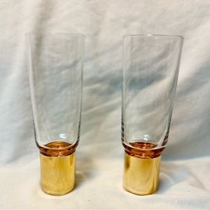 Sagaform Gold Club Champange Glasses, set of 2
